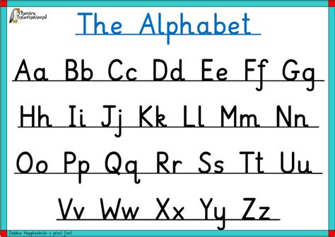 Free Printable Alphabet Letters Upper And Lower Case