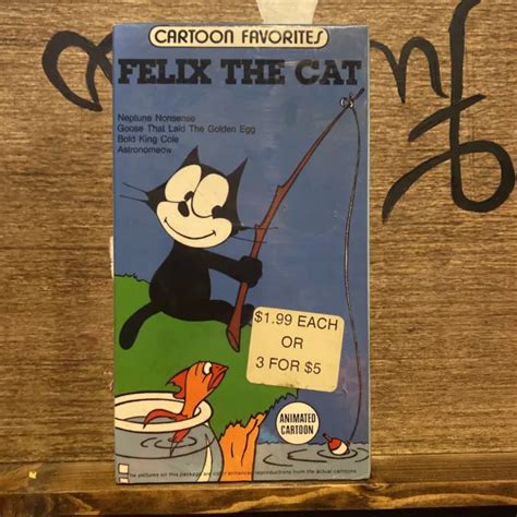 Vintage Cartoon Favorites Vhs Felix The Cat Brand New Still Selaed