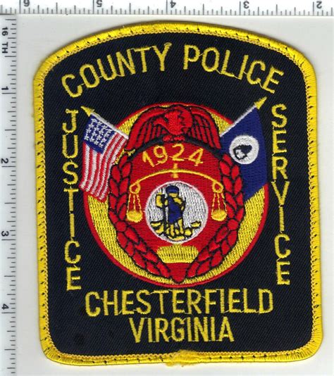 Chesterfield County Police (Virginia) Uniform Take-Off Shoulder Patch