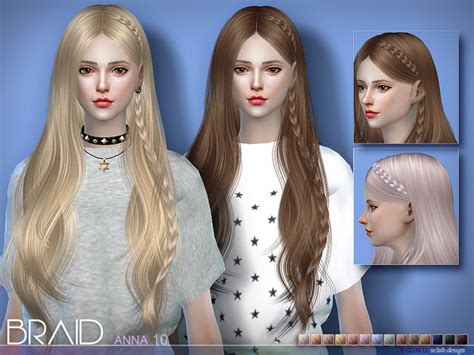 Anna Braid Hair By S Club At Tsr Sims 4 Updates