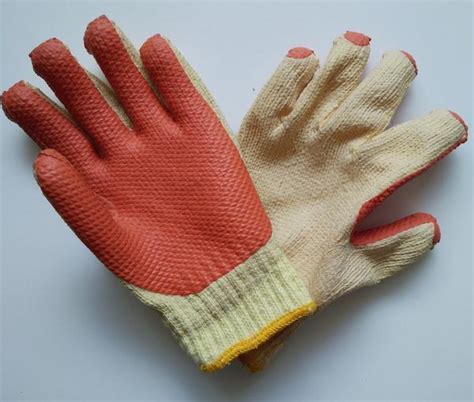 jual sarung tangan safety rajut benang lapis latex tebal