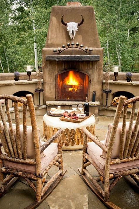 9 Outdoor Fireplace Ideas To Up The Romance Factor In Your Rustic