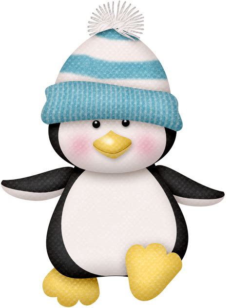 Clipart Cute Winter Clipart Cute Penguins Premium Vector