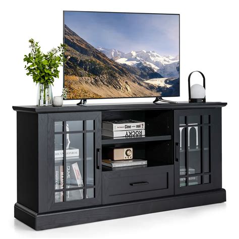Buy Tangkula Farmhouse Tv Stand For Tv Up To 70 Inch Tall Media