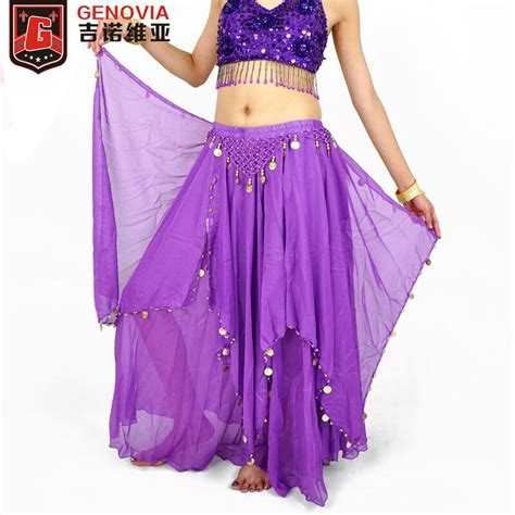 Dancing Costume Skirt Belly Dance Costume Skirt With Gold Cions 13 Colours Buy At The Price Of