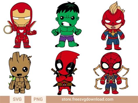 Baby Avengers Svg Bundle Fsd J24 Store Free Svg Download