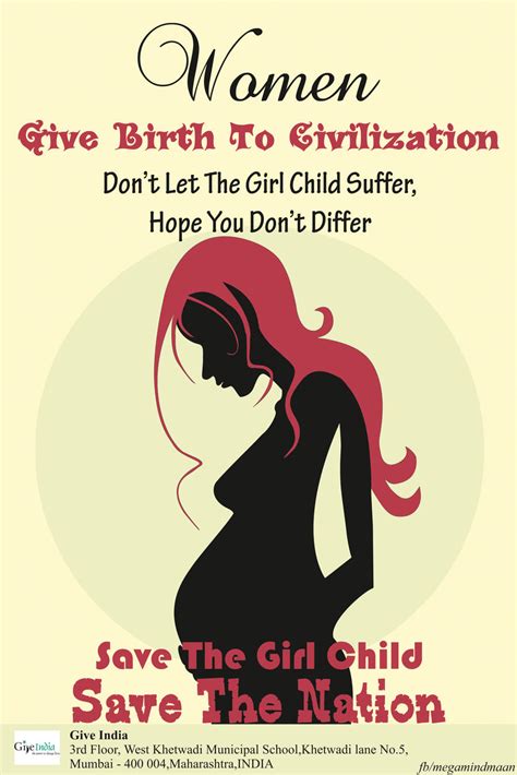 Poster On ~save Girl Child~ By Megamindmaan On Deviantart