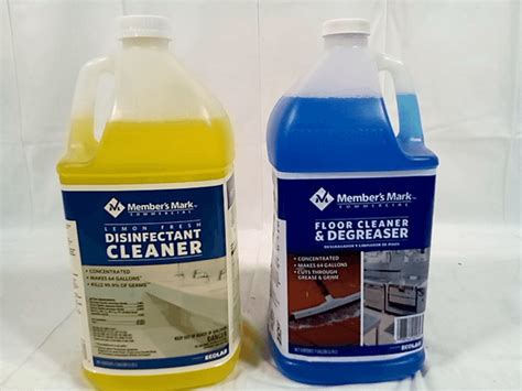 Assortment Of 2 Members Mark Commercial Cleaner And Degreaser Dutch Goat