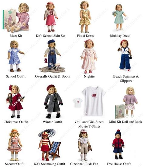 American Girl Museum Kit Collection All American Girl Dolls Kit American Girl Doll American