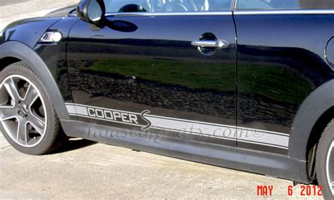 Mini Cooper S Rocker Panel Decals Graphics Stripes 83 Coopers 42