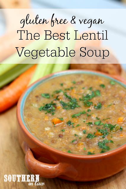 Try one of the best lentil soup recipes that we've rounded well, get your soup pot or dutch oven ready and test out these delicious recipes. Southern In Law: Recipe: The Best Lentil Vegetable Soup ...
