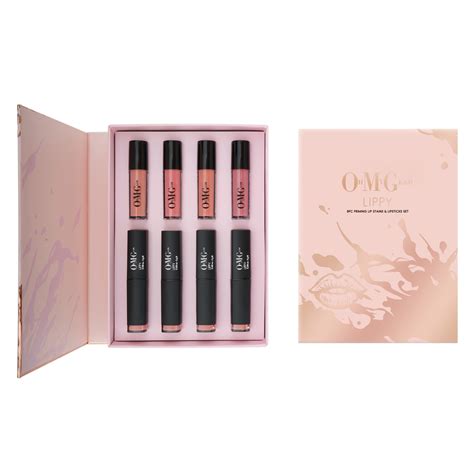 Buy Omg Priming Lip Stains And Lipsticks Set Set Of 8 At Mighty Ape Nz