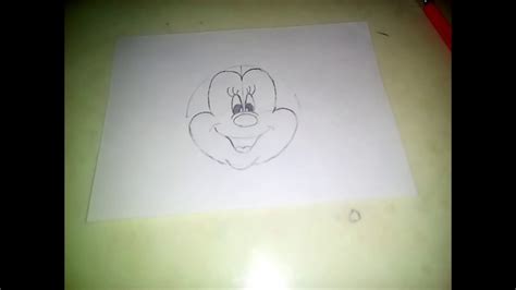 How To Draw Minnie Mousecomment Dessiner Minnie Mouse Youtube