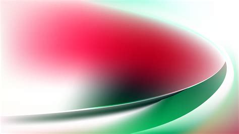 Free Abstract Glowing Red Green And White Wave Background Vector