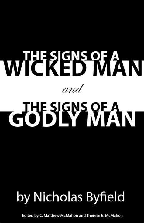 The Signs Of A Wicked Man And The Signs Of A Godly Man By Nicholas