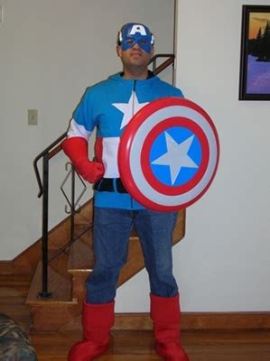 Here's how you can diy your own cosplay to defeat the purple homer simpson or to be like him. Captain America Costume - DIY | Adult Costumes! | Pinterest | Captain America Costume, Captain ...