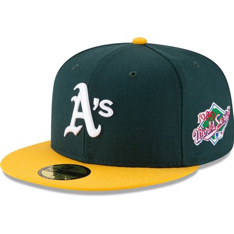 New Era Oakland Athletics Green 1989 World Series Wool 59fifty Fitted Hat