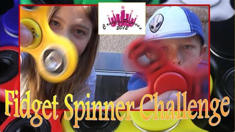 Fidget Spinner Challenge Flip Spinner Creative Princess Youtube