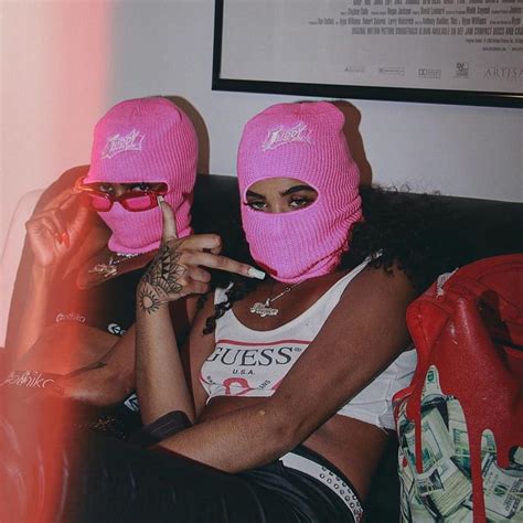 Gangsta Ski Mask Baddie With Ski Mask Aesthetic Masked Girls Cave