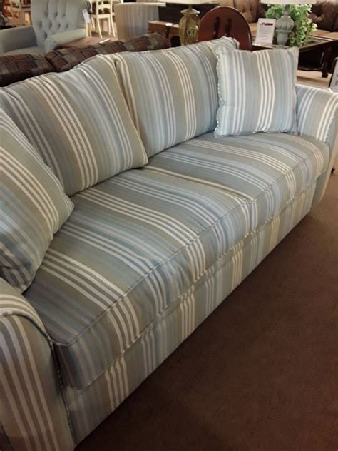 Braxton Culler Striped Sofa Delmarva Furniture Consignment