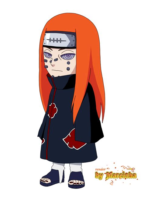 Render Chibi Pein Ningendo By Marcinha20 On Deviantart Naruto Cute