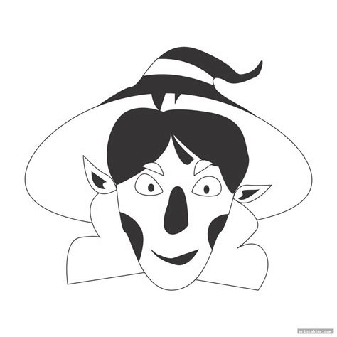 Witch Face Template