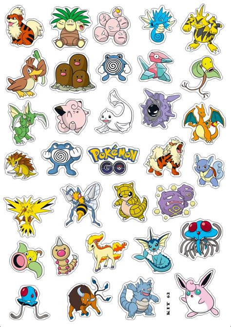 Pokemon 5 Pack Stickersmag