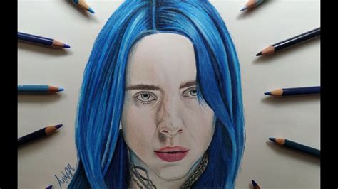 Drawing Billie Eilish When The Party Is Over Youtube