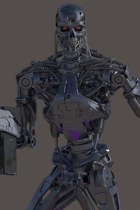 Terminator T800 Salvation Endoskeleton 3d Model In Robot 3dexport