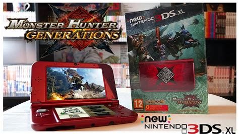 Unboxing New Nintendo 3ds Xl Monster Hunter Generations Youtube