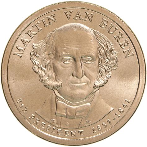 2008 D Presidential Dollar Martin Van Buren Satin Finish Daves