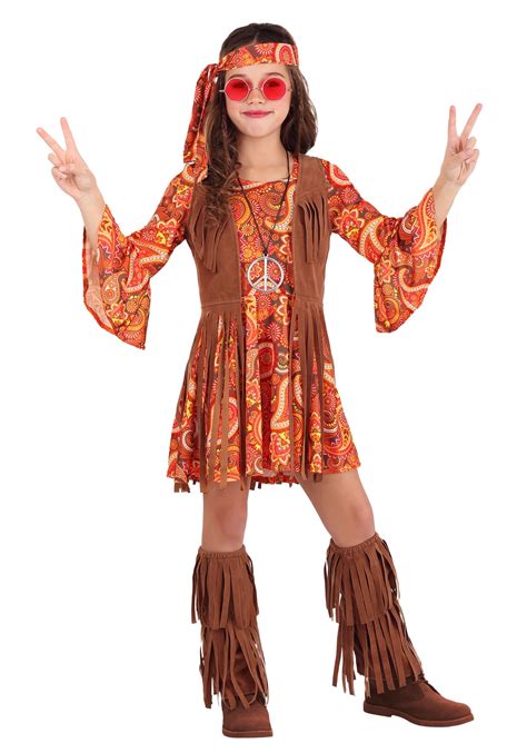 Fringe Hippie Girls Costume