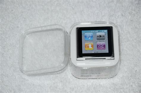 Apple Ipod Nano 6th Generation 8gb Silver Mc525lla Aac Wav Mp3 Media