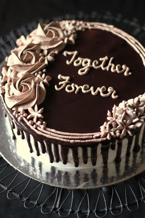 Chocolate Cake Design For Anniversary Simple Anniversary Cakes
