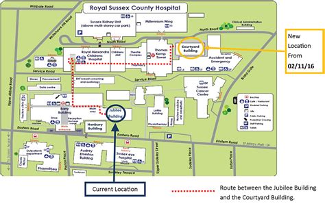 Royal Surrey Hospital Map