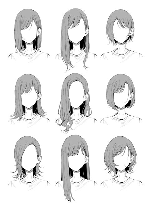 Pin By Kantaku515 On お絵描きの資料 Art Reference Poses Drawing Hair