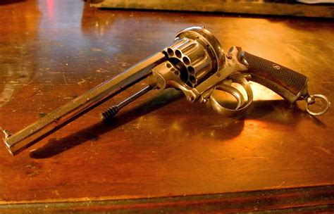 John John Jesse 12 Shot Belgian Lefaucheux Pinfire Revolver