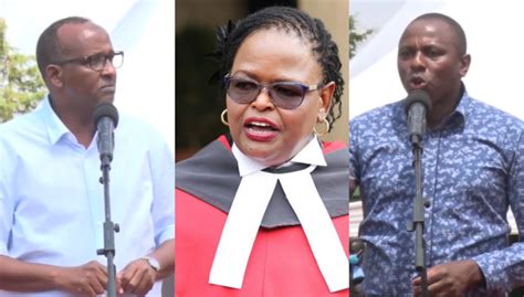 Dp Ruto Allies Now Turn Their Guns On Cj Martha Koome Demand Her