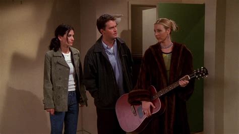 In season 6, these two decided to get married with a sweet proposal that monica initiates and chandler concludes. Gibson Guitar Played by Lisa Kudrow (Phoebe Buffay) in ...