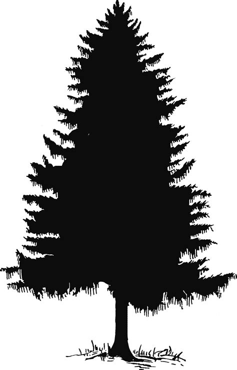 Download Tree Vector Png Black