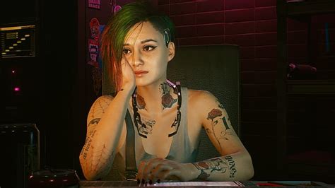 Hd Wallpaper Judy Alvarez Cyberpunk 2077 Video Games Tattoo Wallpaper Flare