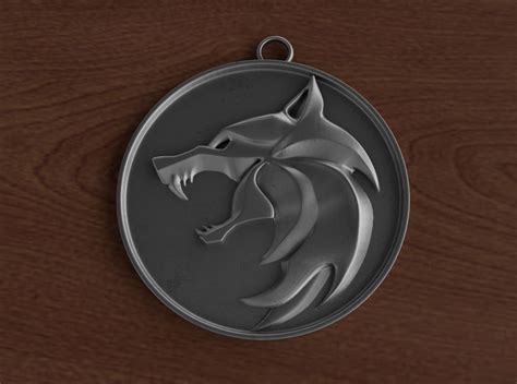 The Witcher Medallion 3d 3d Print Model Cgtrader