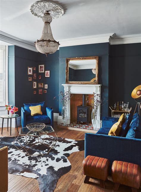 11 Blue Living Room Ideas To Show To How To Work With This On Trend Hue