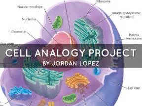 Turn in your chart attached to your picture (in color). Cell Analogy Project by Jordan Lopez