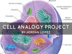 Turn in your chart attached to your picture (in color). Cell Analogy Project by Jordan Lopez