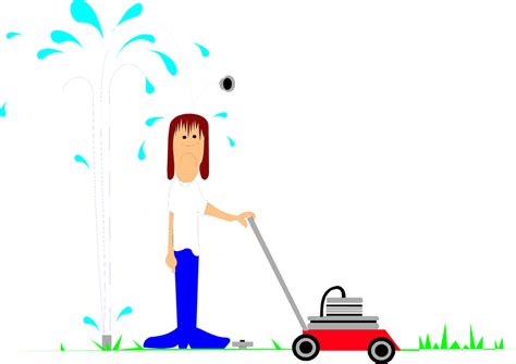Irrigation sprinkler Lawn Mowers Clip art - sprinkler png download - 958*679 - Free Transparent ...