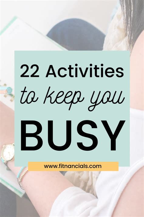 22 Activities To Keep You Busy Activities Business List Of Activities