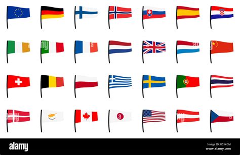 Collection Of Flags Hi Res Stock Photography And Images Alamy