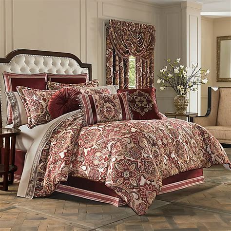 Burgundy Comforter Set Queen
