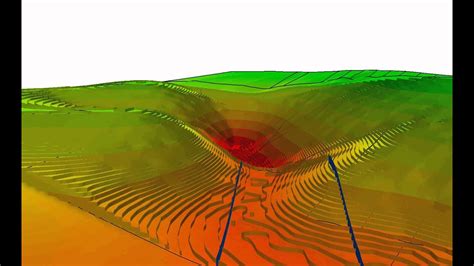 3d Surface Created With Arcgis Arcscene Youtube